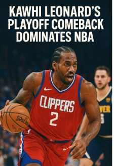 Kawhi Leonard's Playoff Comeback