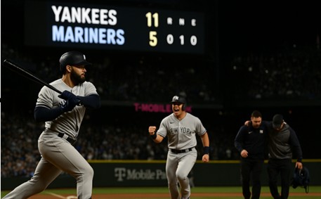 Yankees vs Mariners match
